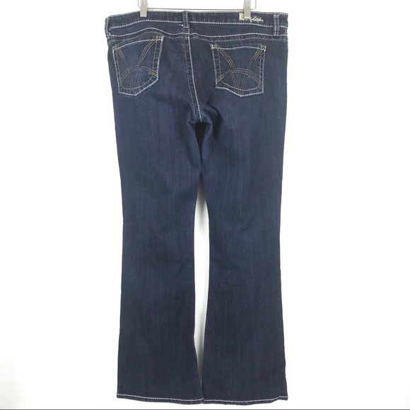 Kut From The Kloth Farrah Baby Bootcut Jeans Sz 14 - Picture 5 of 8